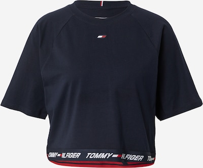 Tommy Sport Funktionsbluse i mørkeblå / rød / hvid, Produktvisning