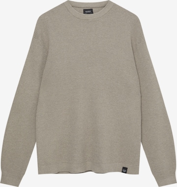 Pull&Bear Sweter w kolorze beżowy: przód