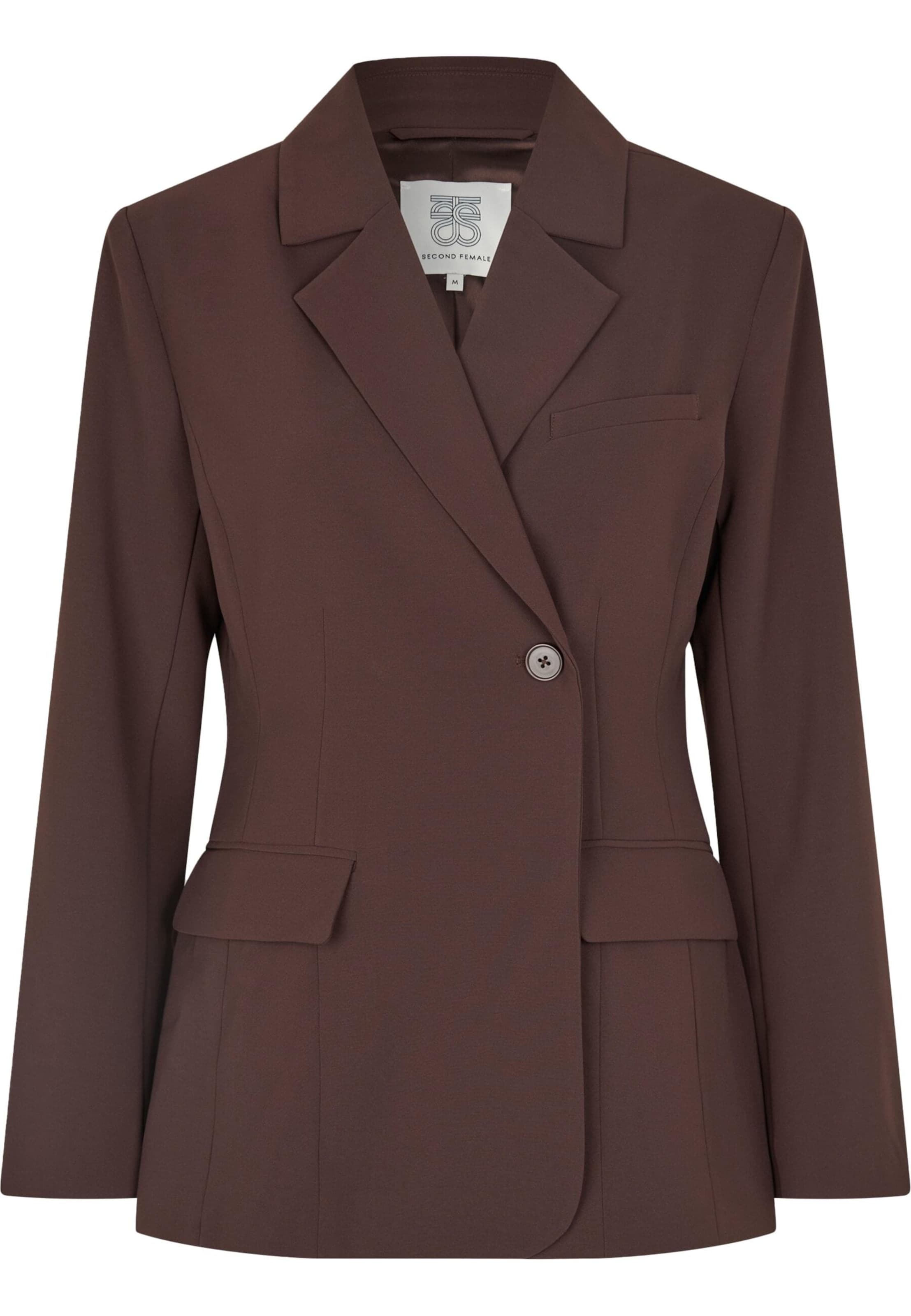 SECOND FEMALE Blazer 'Fique' in Brown: front