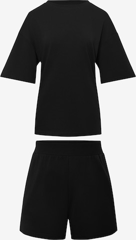 juoda Imily Bela Pižama su šortais: priekis