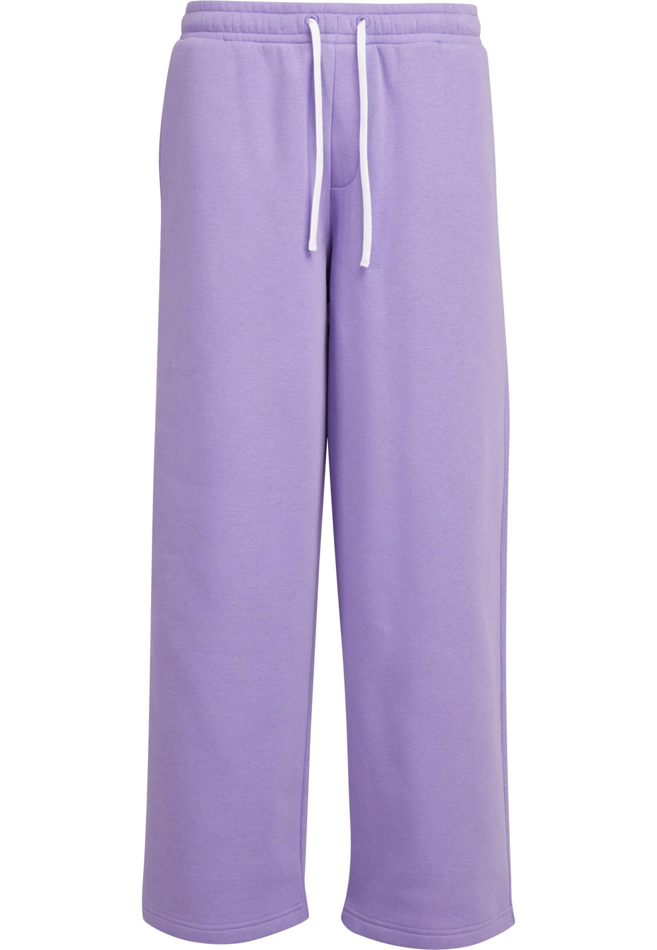 Wide leg Pantaloni di Urban Classics in lilla: frontale