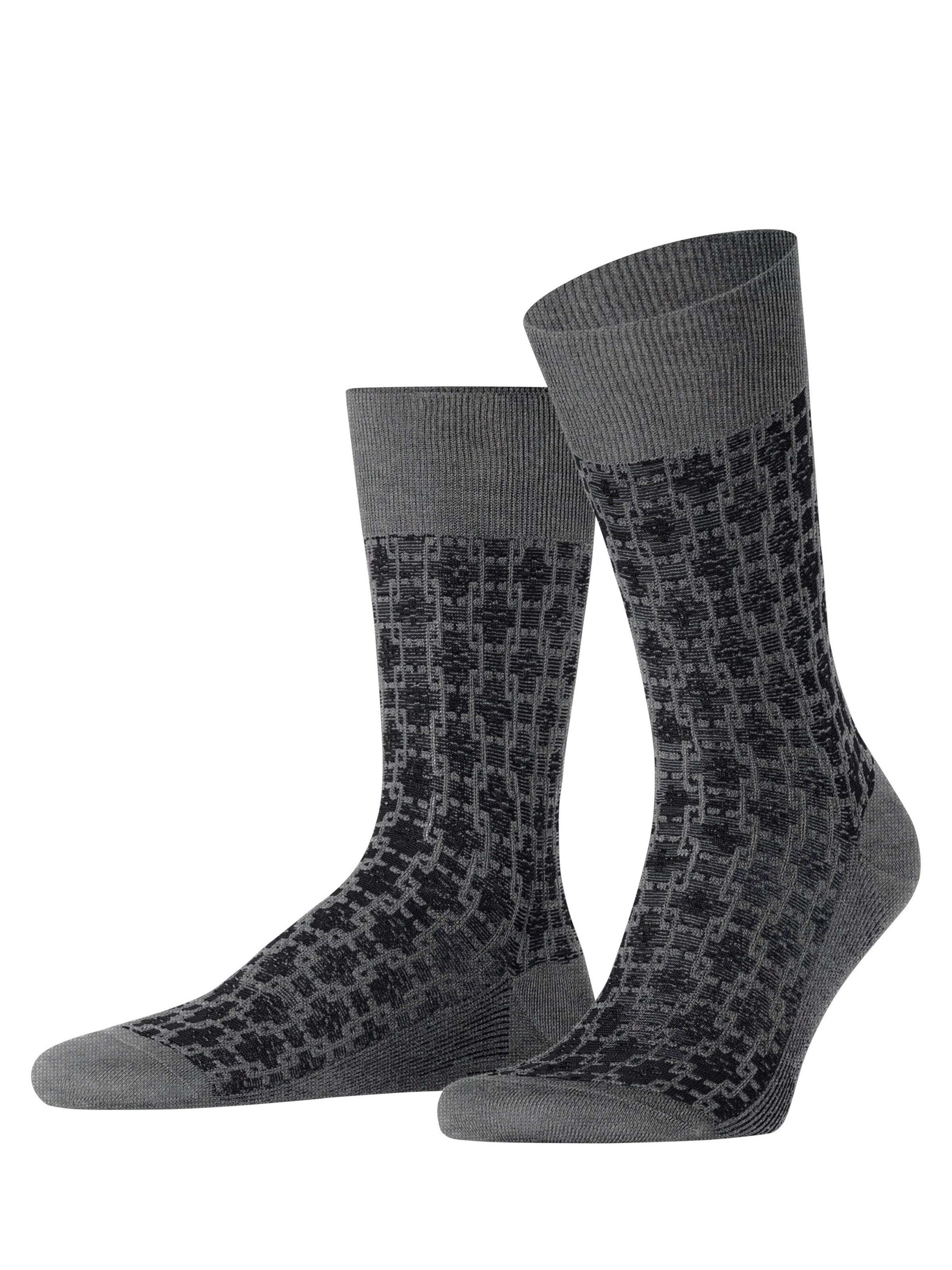 FALKE Socken 'Artwork Tie'‌‌‌‌‌‌‌‌ in Grau: Vorderseite