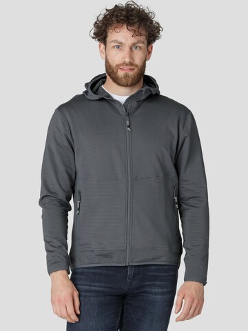 Superstainable Zip-Up Hoodie 'Elmar' in Grey: front