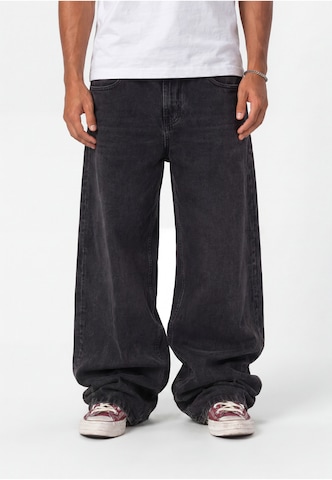 Project Blue Baggy Jeans in Schwarz: Vorderseite