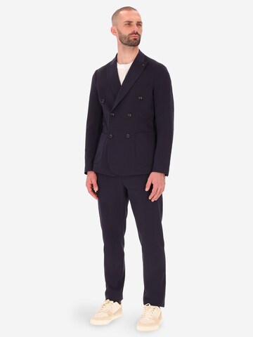 Distretto12 Regular fit Colbert 'Milano' in Blauw