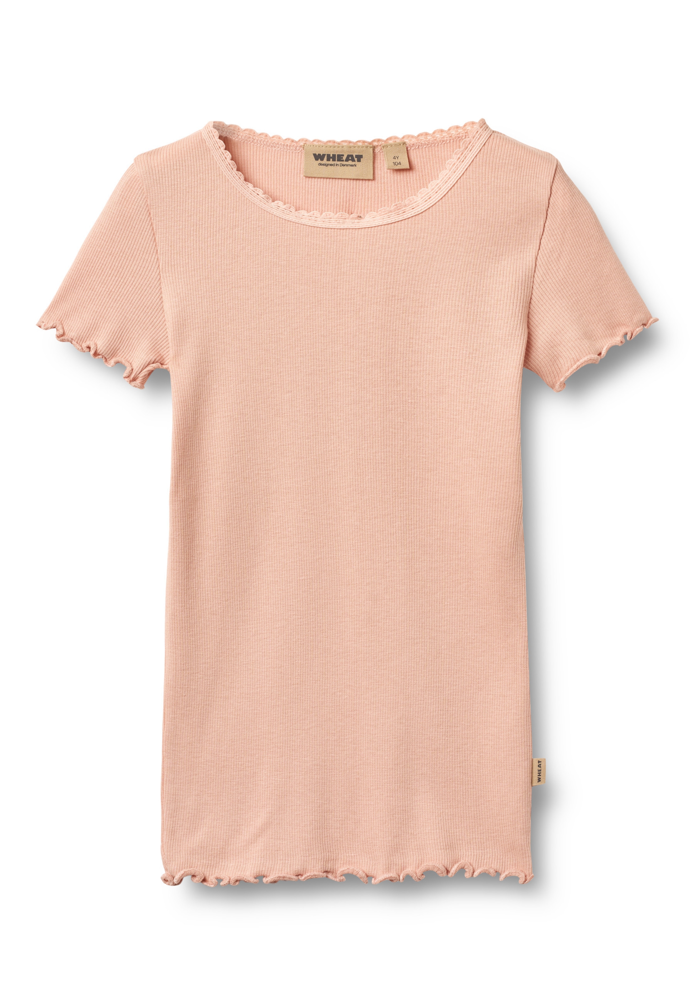 T-Shirt 'Katie' WHEAT en rose : devant