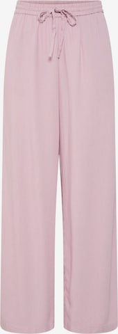 Pantaloni 'PCPia' di PIECES in rosa: frontale
