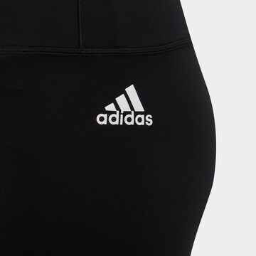 Skinny Pantalon de sport 'Optime Aeroready 3-Stripes' ADIDAS SPORTSWEAR en noir
