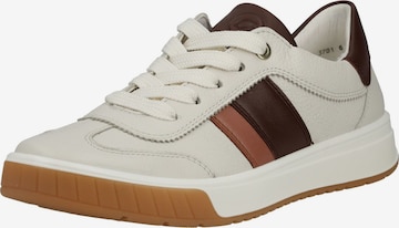 Baskets basses ARA en blanc : devant