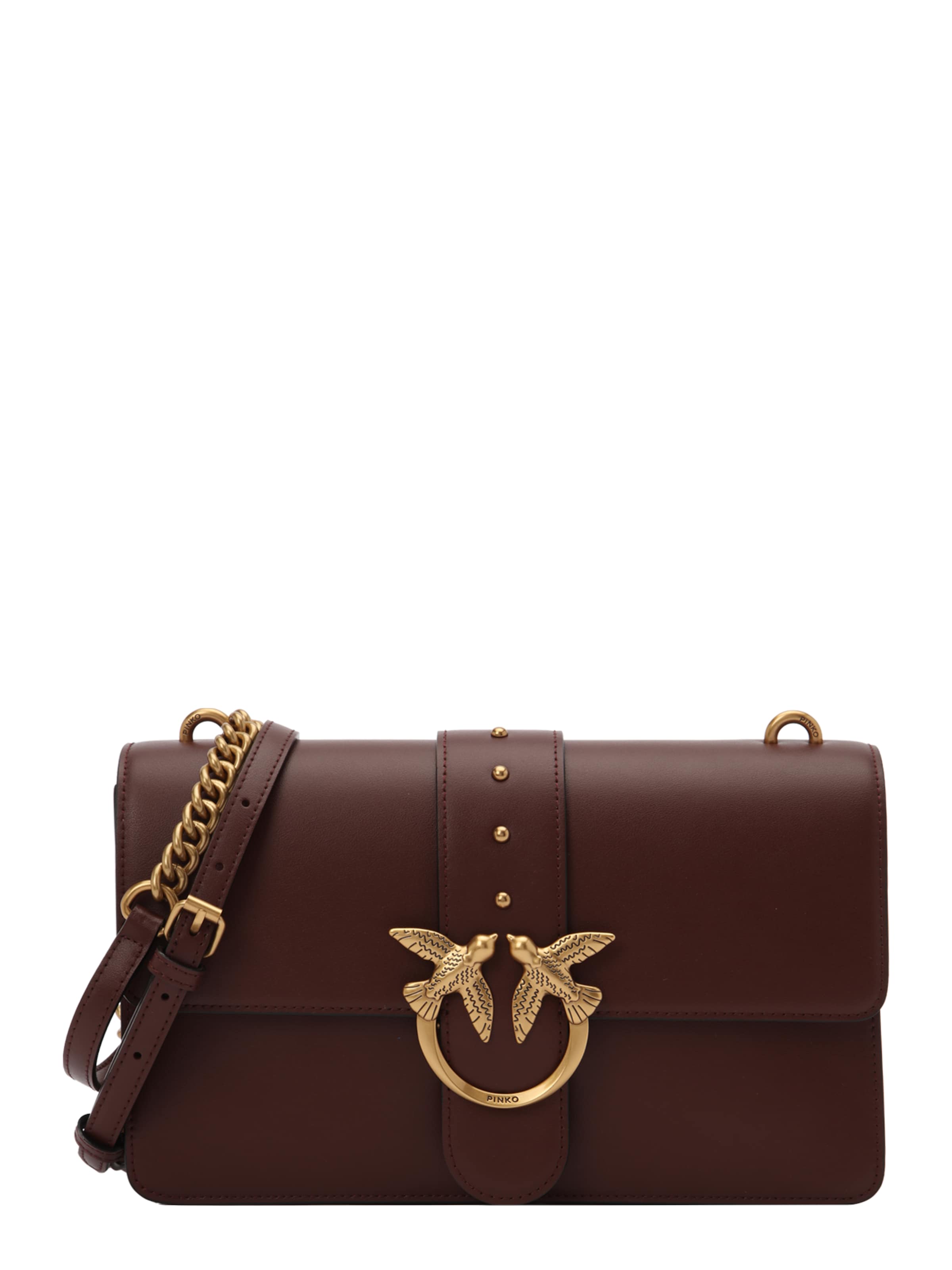 PINKO - Bolso de hombro 'Love' en rojo: frente