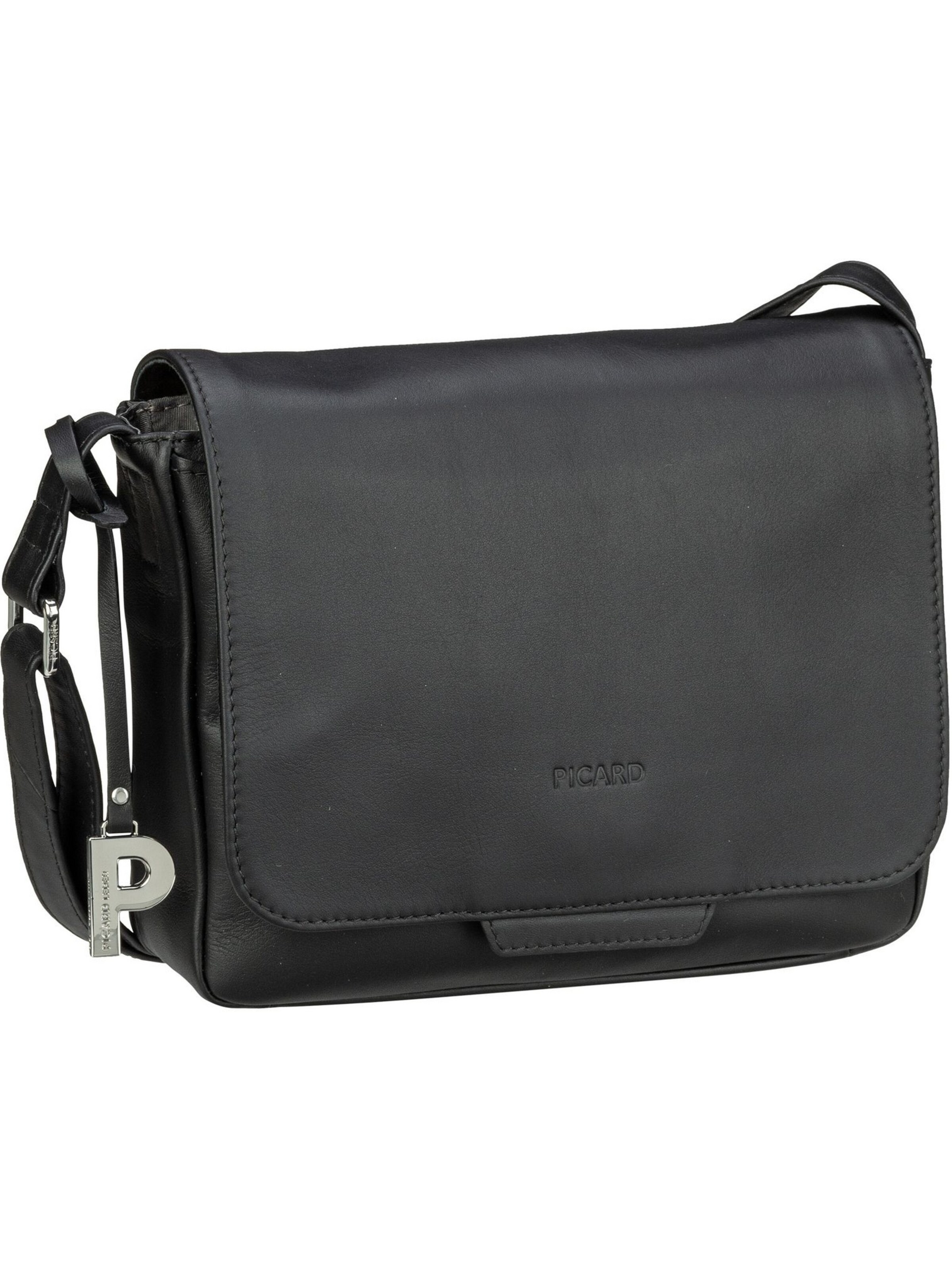 Picard Crossbody Bag in Black: front
