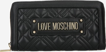 Love Moschino Portemonaie in Schwarz: predná strana