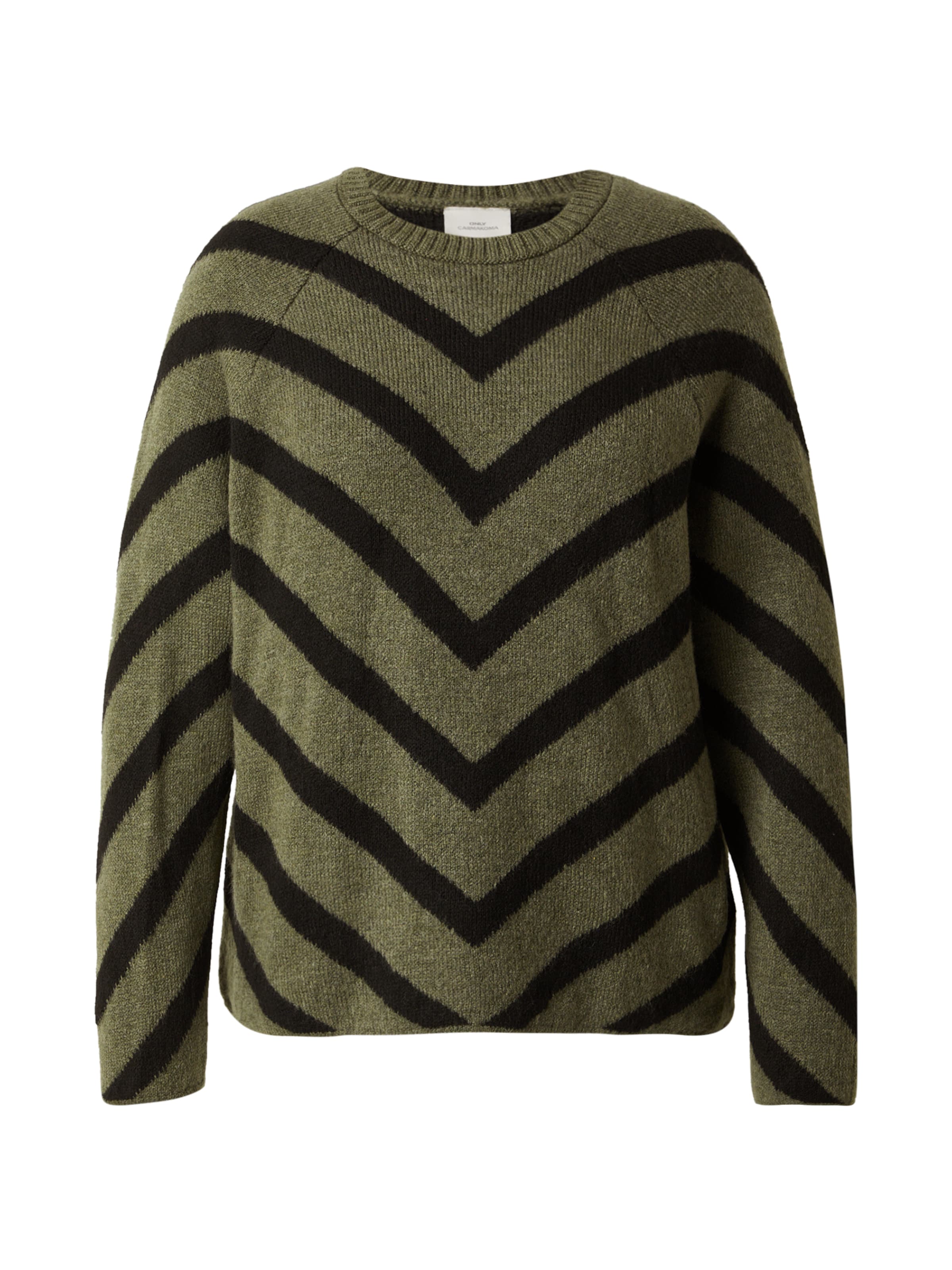 ONLY Carmakoma Sweater 'CARELIZA' in Green: front