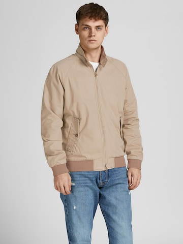 JACK & JONES Övergångsjacka 'Steve' i beige: framsida