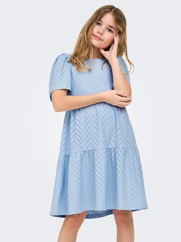 ONLY GIRLS Jurk 'KOGCarla Cathinka' in Blauw