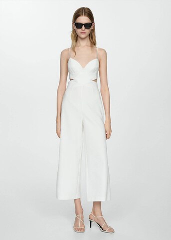 Combinaison 'Tyna' MANGO en blanc : devant