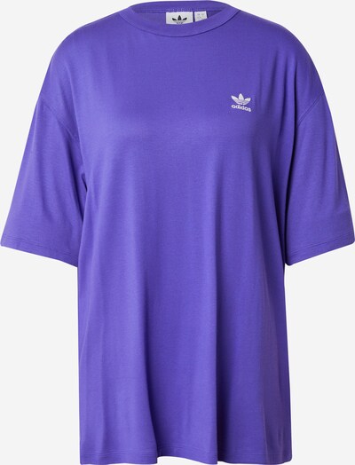 ADIDAS ORIGINALS Oversized bluse 'TREFOIL' i violetblå / hvid, Produktvisning