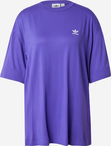 ADIDAS ORIGINALSŠiroka majica 'TREFOIL' - ljubičasta boja: prednji dio