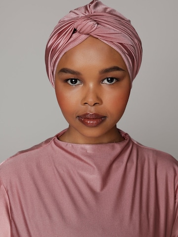 SIYA Swimwear Sporthoofdband 'Headcover - Anti - Slip - Swim-turban' in Roze: voorkant