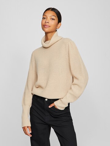 VILA Tröja 'VILOU' i beige: framsida