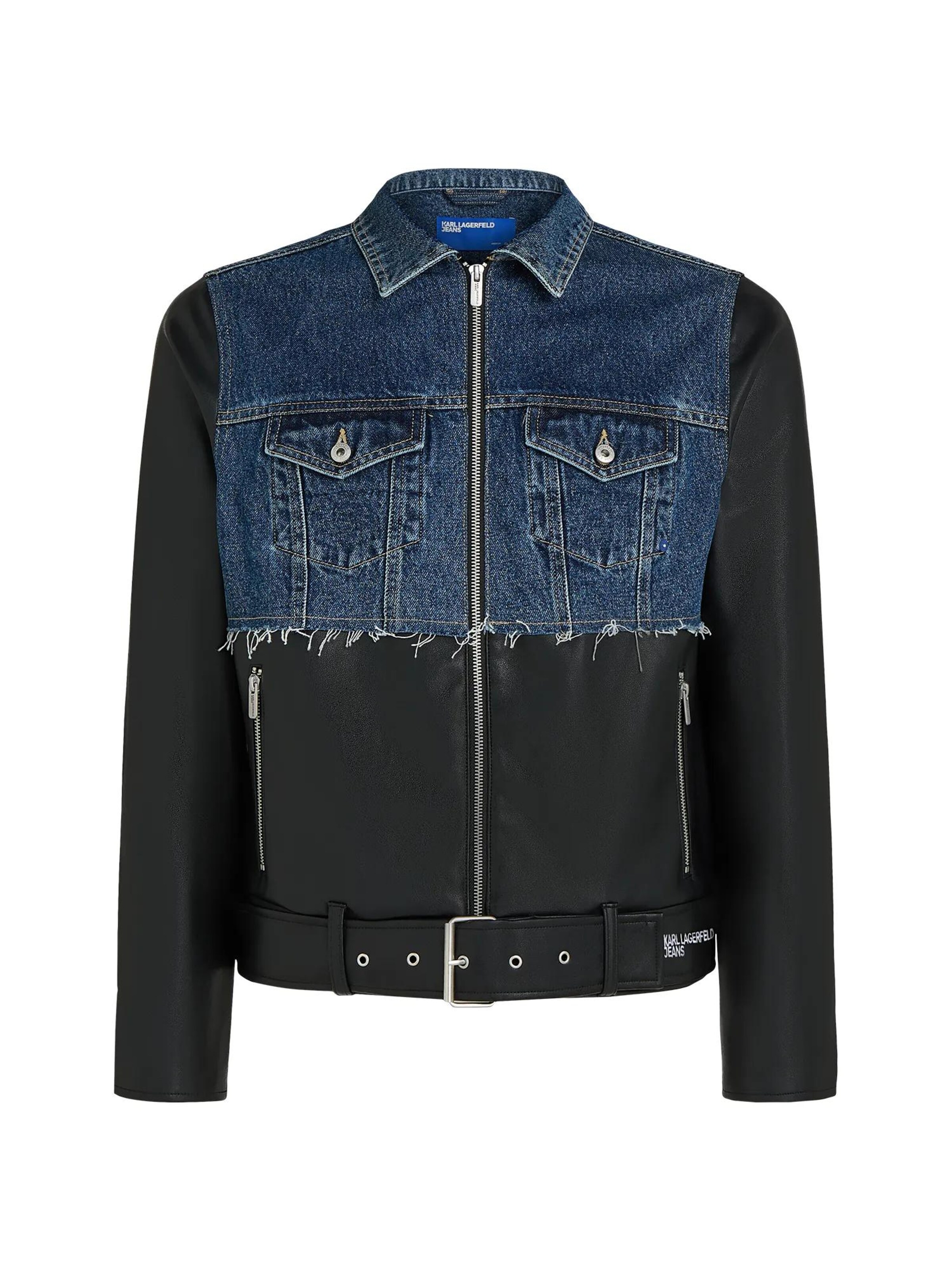 KARL LAGERFELD JEANS Between-season jacket in Blue: front