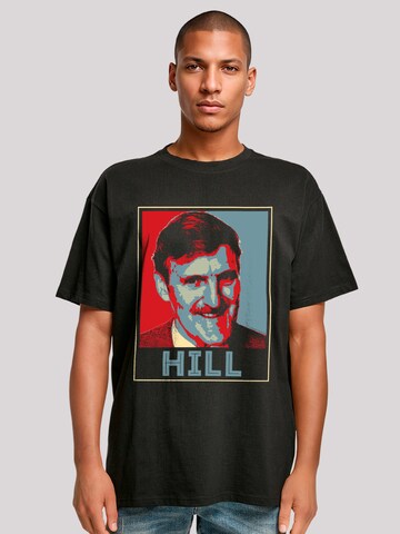 T-Shirt 'TV Times Jimmy Hill Sports Presenter' F4NT4STIC en noir : devant