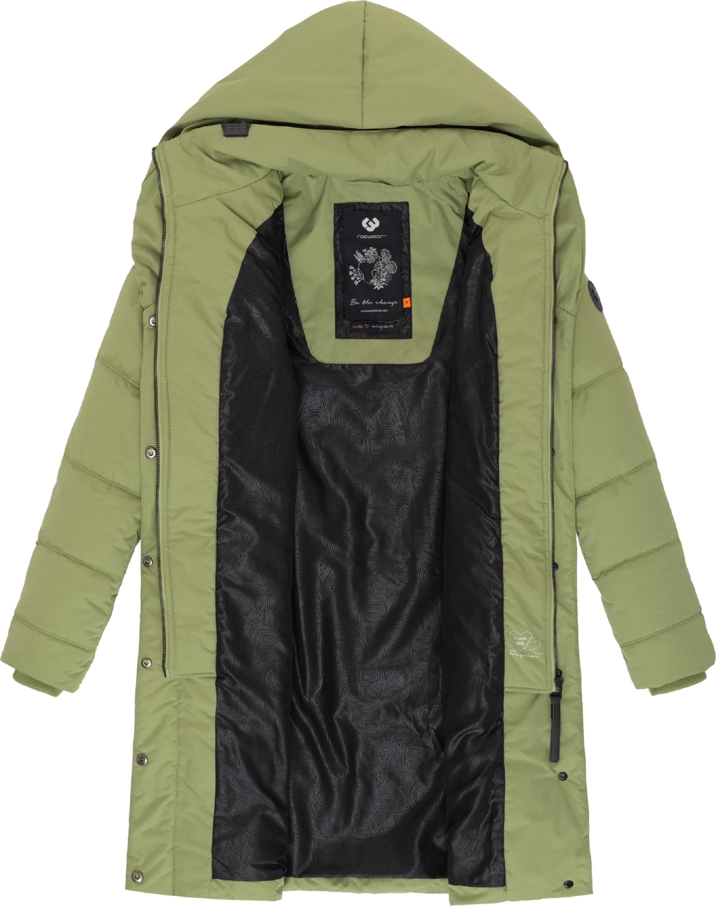 Ragwear Zimski plašč 'Natalka' | zelena barva