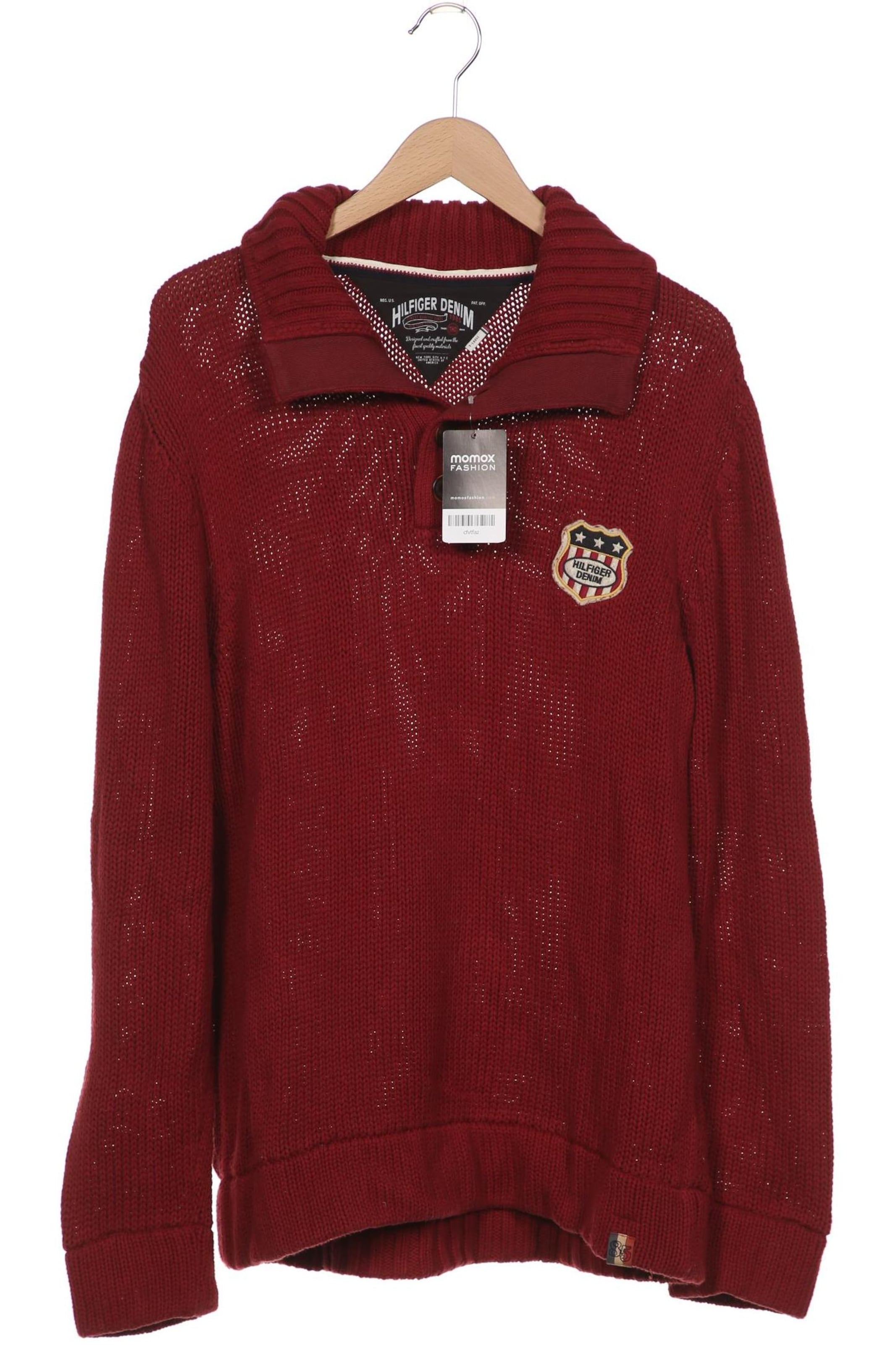 Tommy Jeans Pullover XL in Rot: Vorderseite