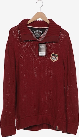 Tommy Jeans Pullover XL in Rot: Vorderseite