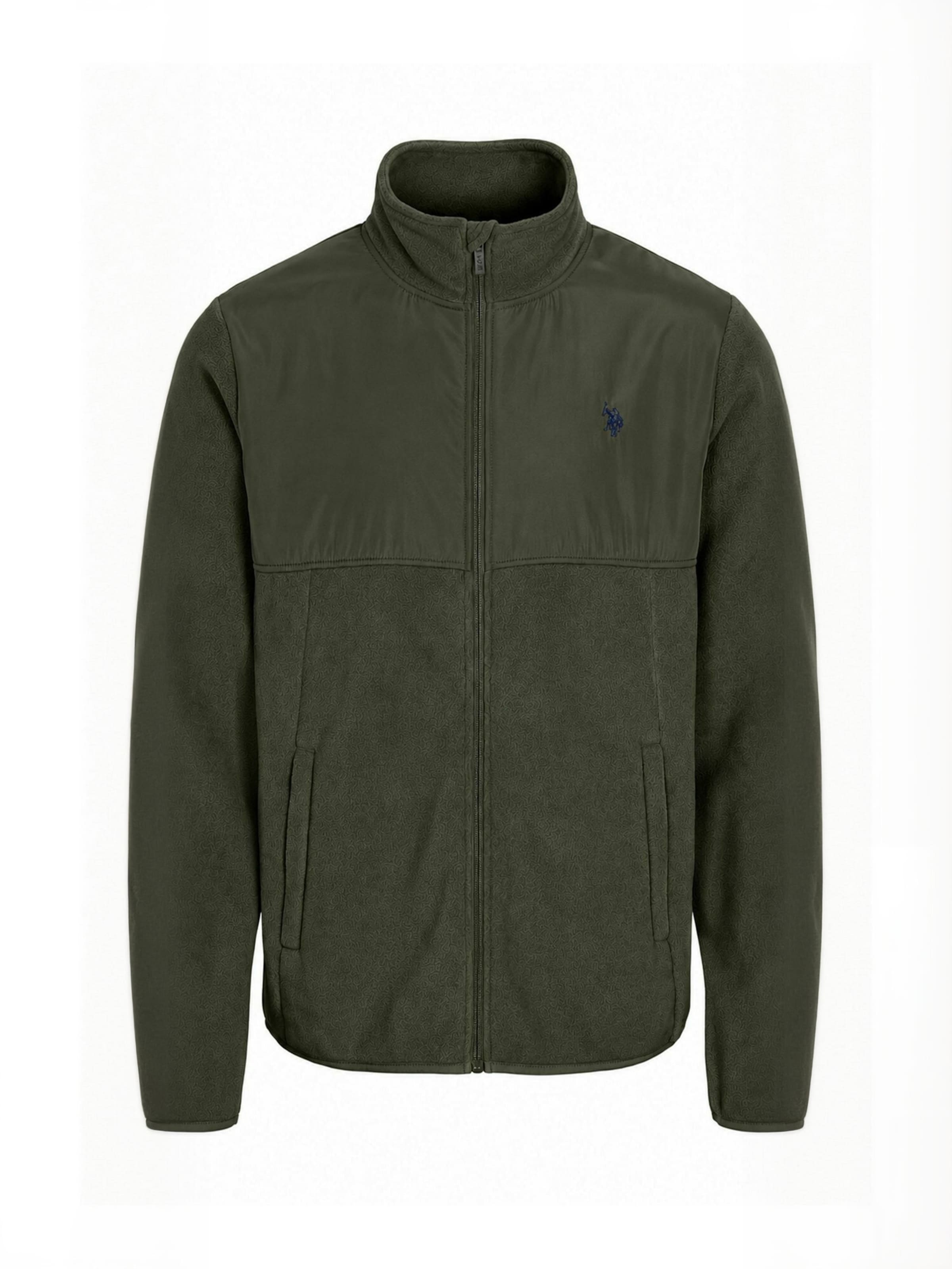 U.S. POLO ASSN. Tussenjas ' UMVitus ' in Groen: voorkant