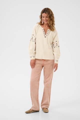 Cream Blouse 'CRAgate' in Beige