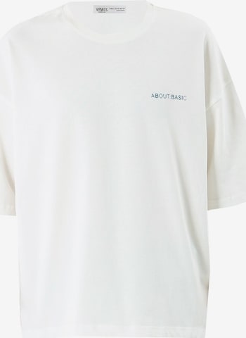 VAMOS CLO Póló - fehér: elől