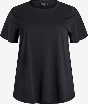 T-shirt 'MDINA' Zizzi en noir : devant
