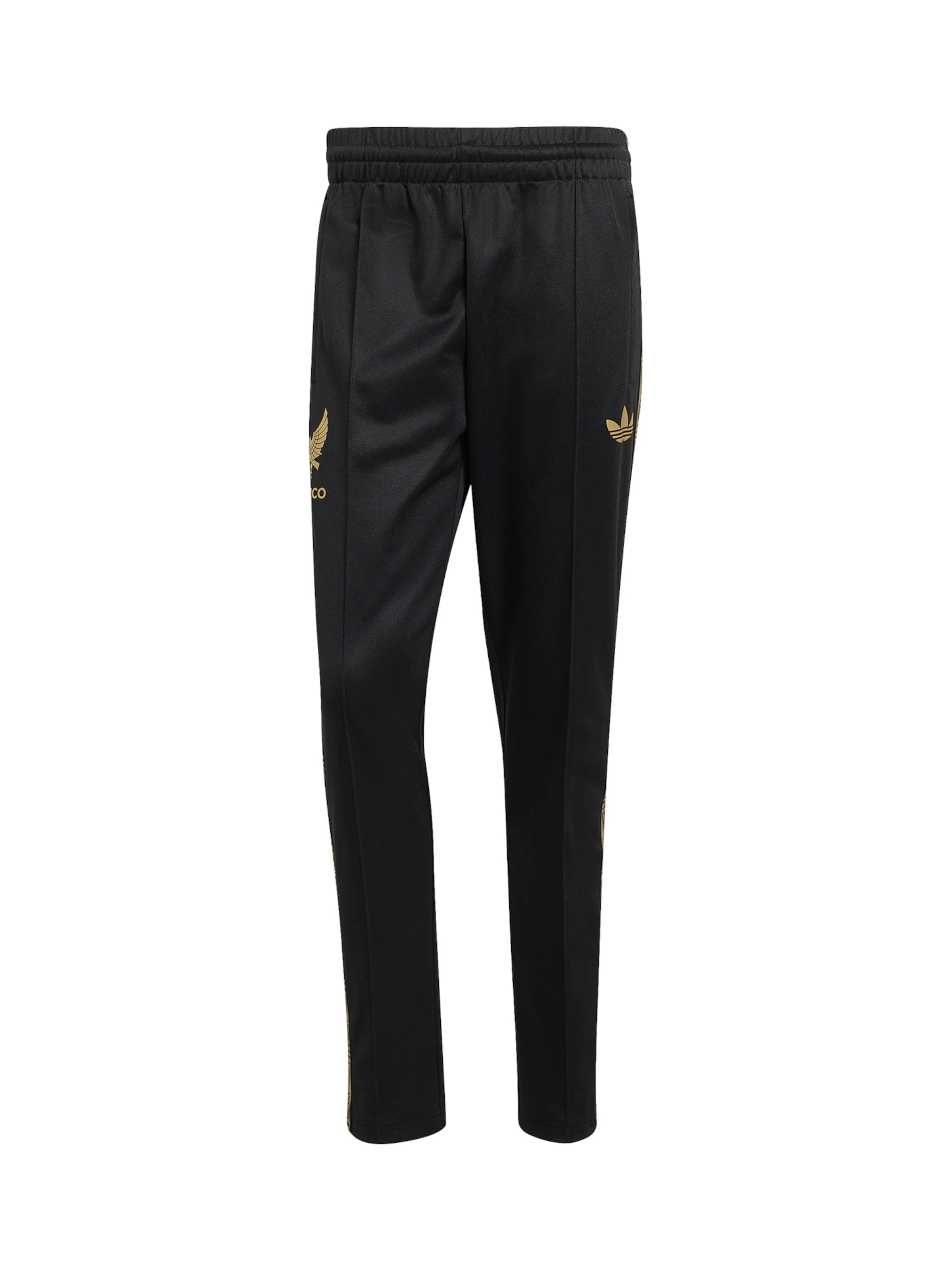 ADIDAS PERFORMANCE Slimfit Sporthose 'Mexico' in Schwarz: Vorderseite