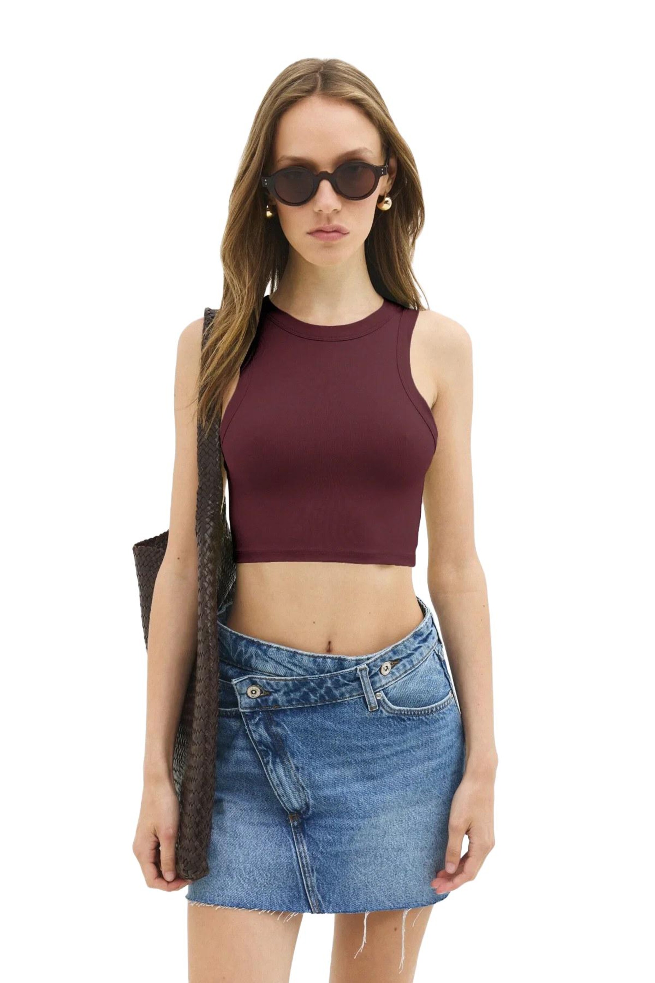 No Matter What Top in Red: front