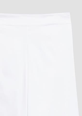 Wide Leg Pantalon s.Oliver BLACK LABEL en blanc