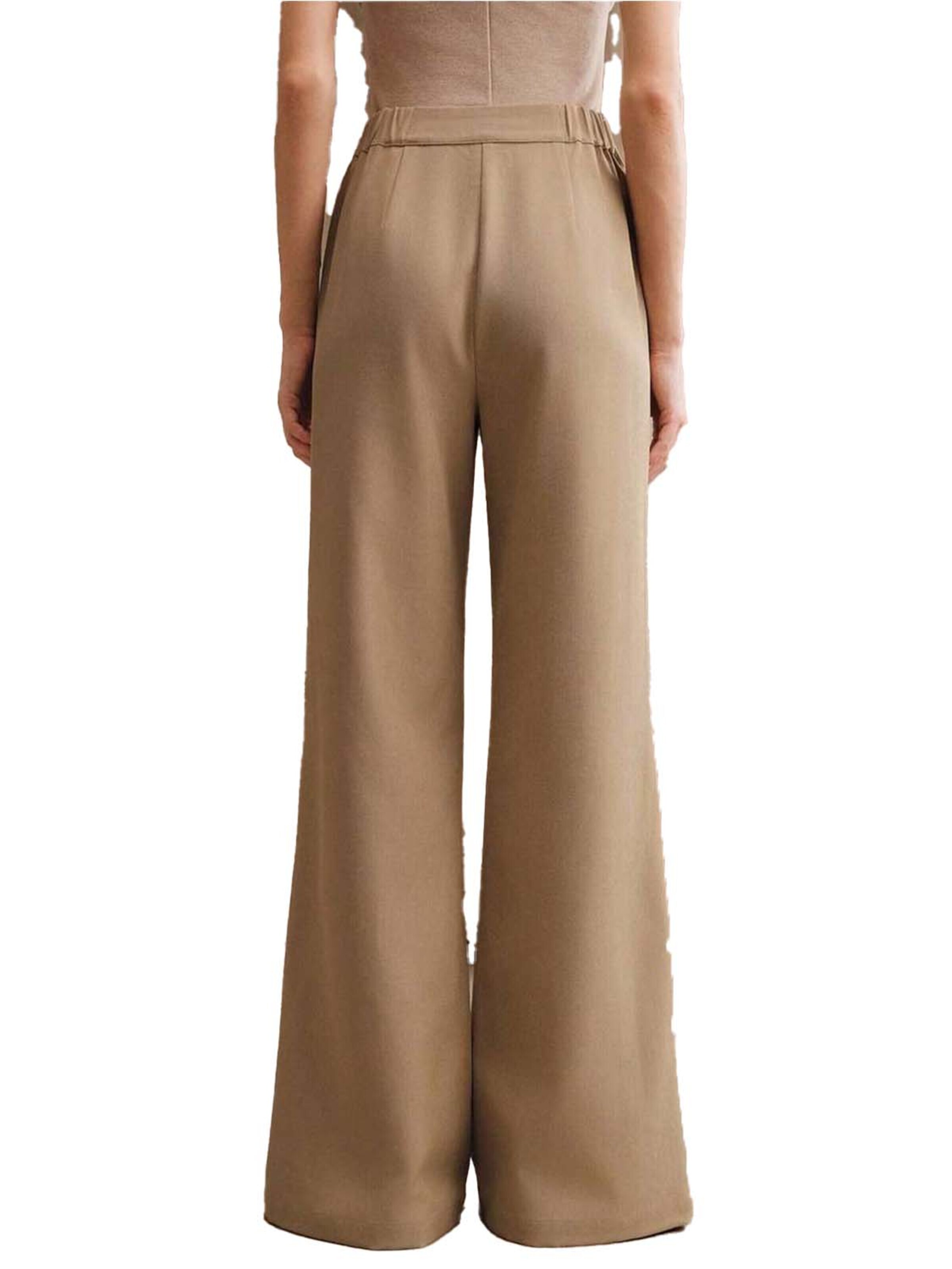 KoJooin Szeroka nogawka Spodnie 'Damen High-Waist Palazzo-Hose mit leichter Bootcut-Silhouette Lockerer Schnitt für Freizeit' w kolorze zielony