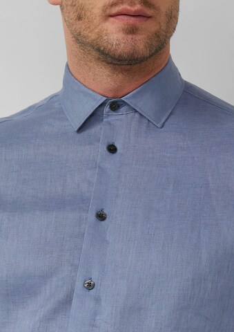 s.Oliver Regular fit Button Up Shirt in Blue
