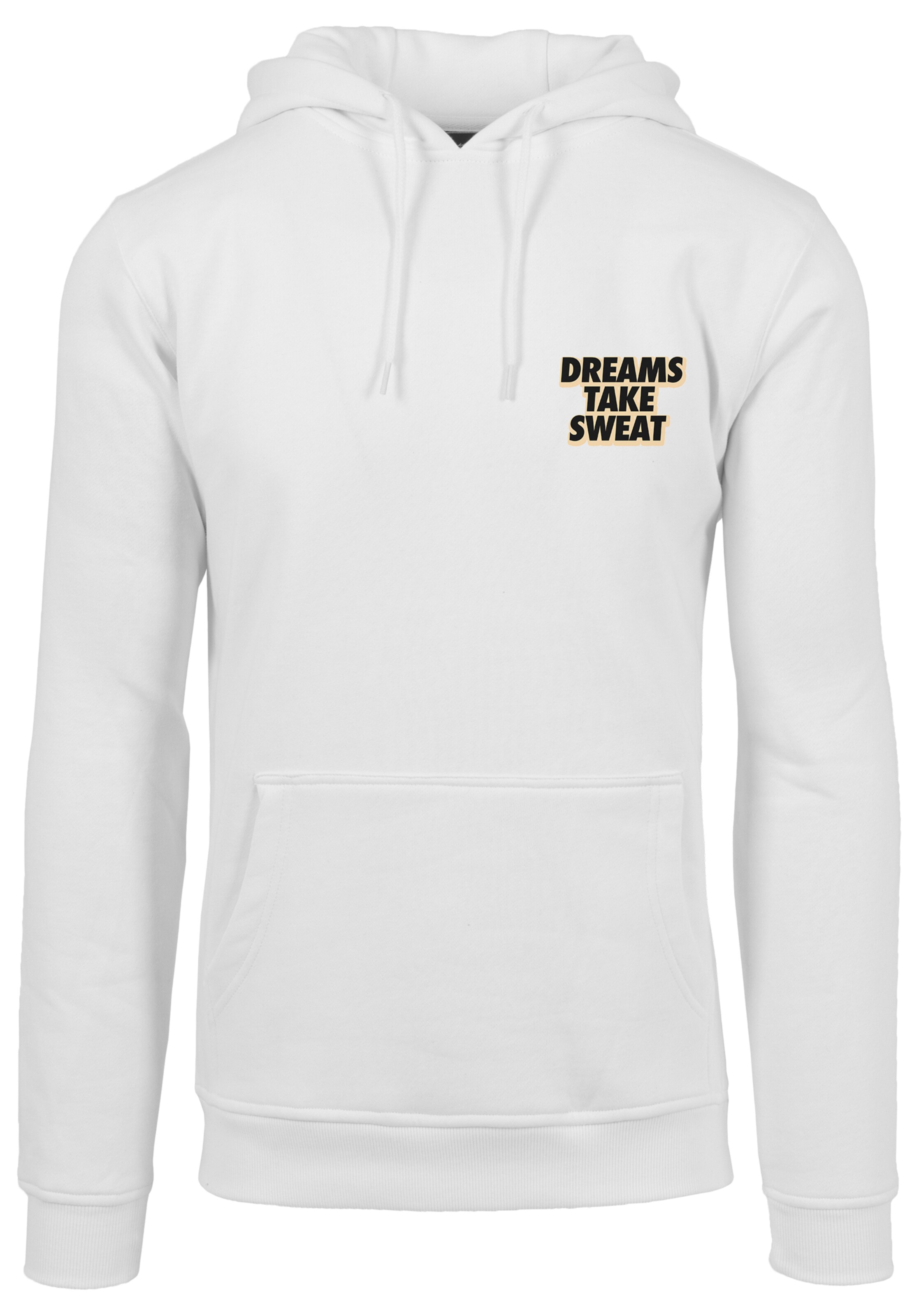 MT Men Sweatshirt in Wit: voorkant