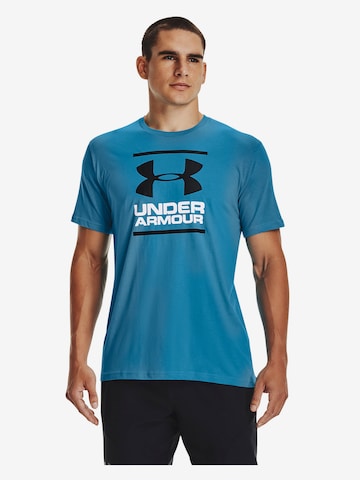 T-Shirt fonctionnel 'Foundation' UNDER ARMOUR en bleu