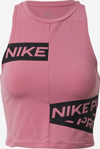 Top sportivo 'Trompe' di NIKE in rosa: frontale