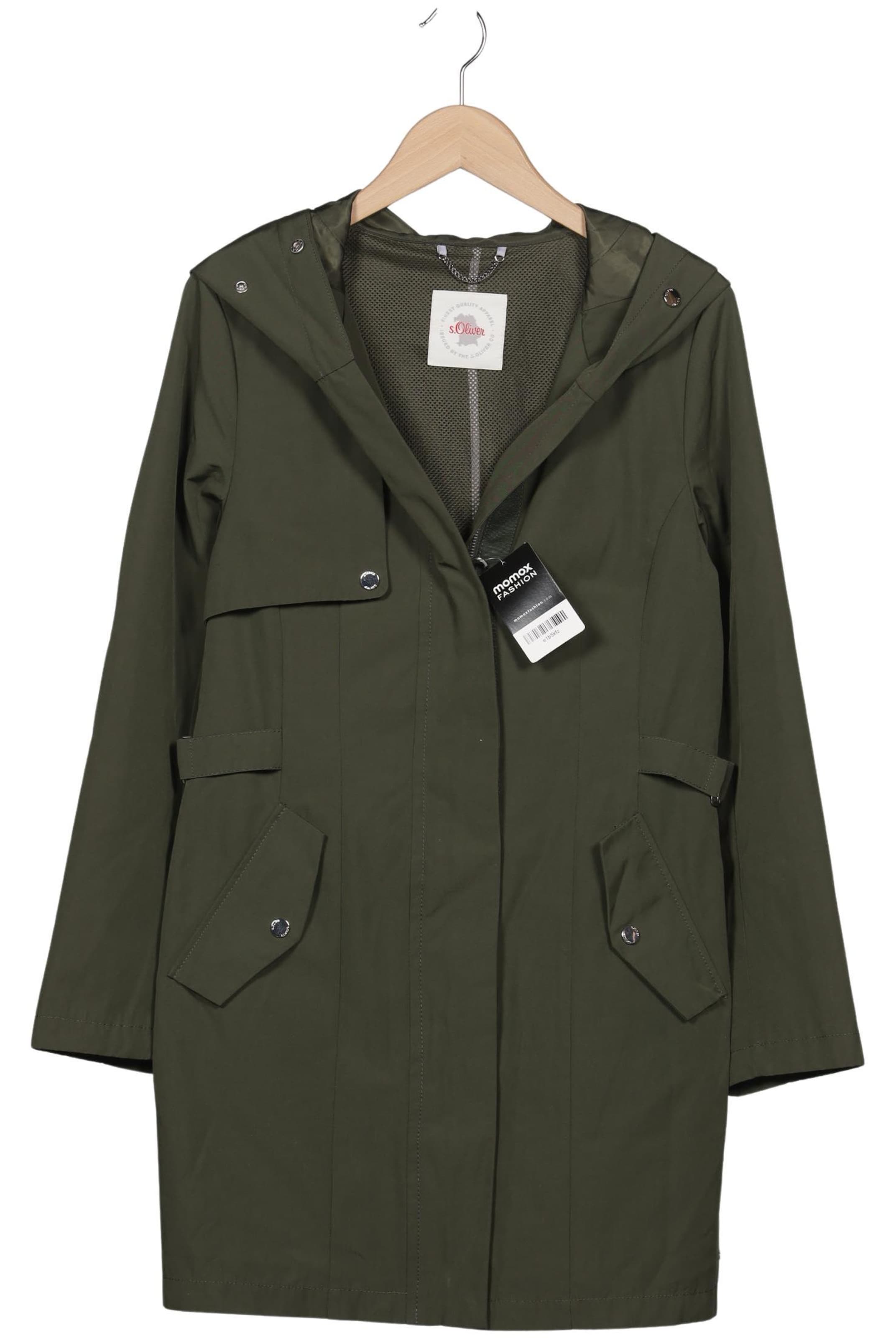 s.Oliver Mantel M in Grün: Vorderseite