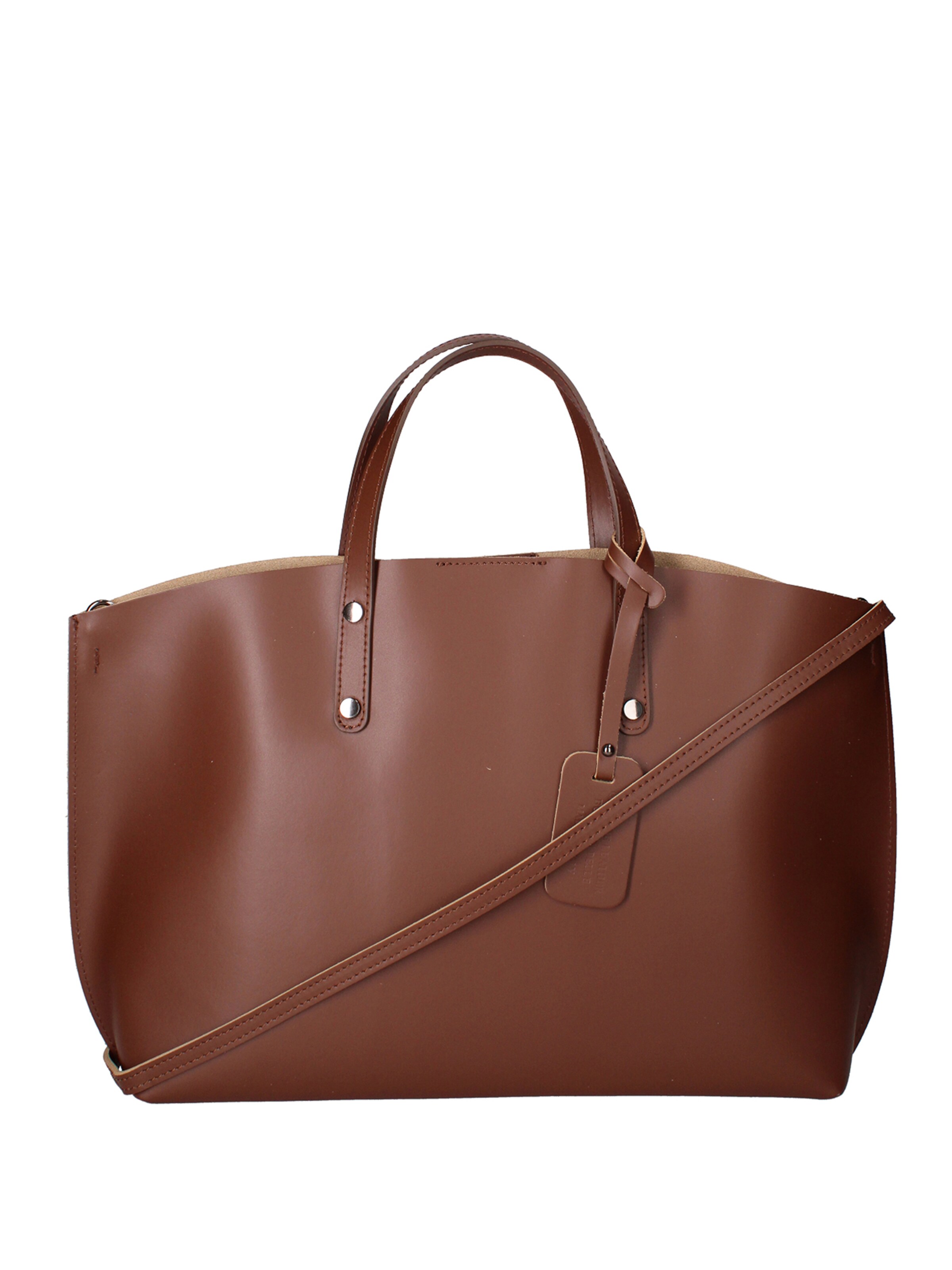 Gave Lux Handtas in Bruin: voorkant