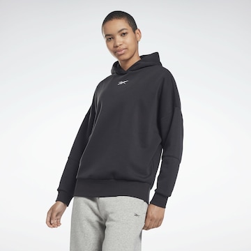 Reebok Athletic Sweatshirt in Black: front