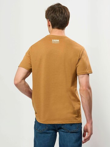 Coupe regular Chemise ' UMDag ' U.S. POLO ASSN. en marron