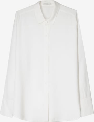 Bershka Pusero värissä valkoinen: etupuoli