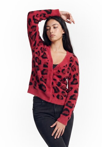 myMo ROCKS - Casaco de malha em vermelho: frente