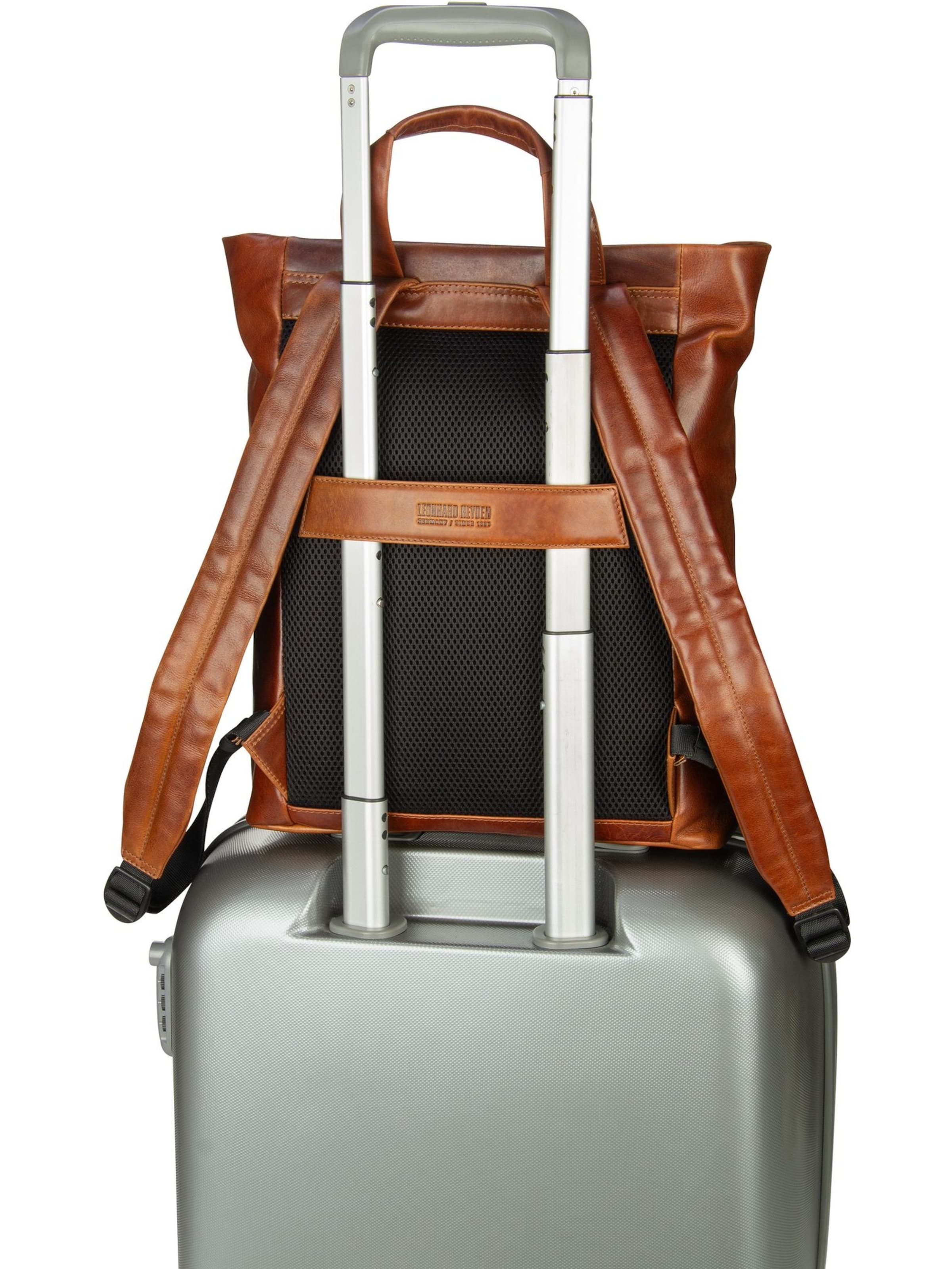 LEONHARD HEYDEN Rucksack 'Porto' in Braun