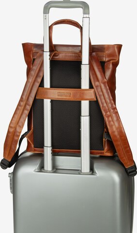 LEONHARD HEYDEN Rucksack 'Porto' in Braun