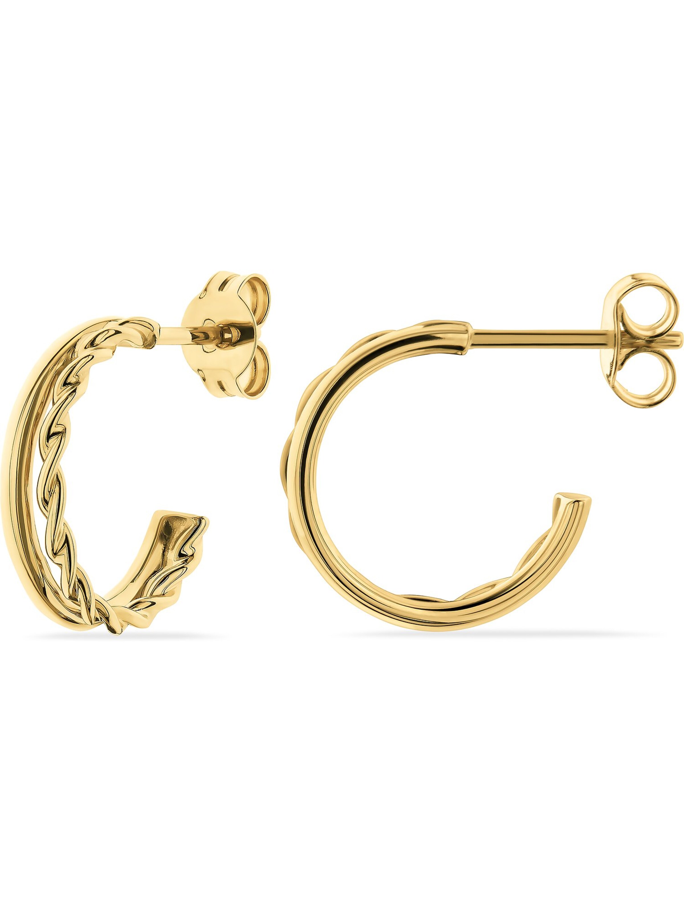 CHRIST Earrings in Yellow